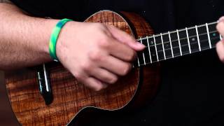 Moore Bettah Koa Tenor Slothead demo by Aaron Crowell