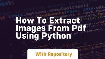 How to extract images from pdf using python