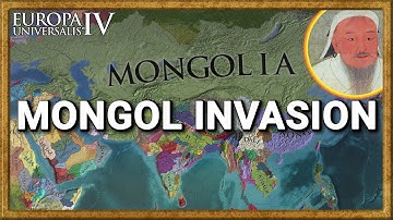 EU4 Extended Timeline: The Mongol Invasion - A.I only time-lapse