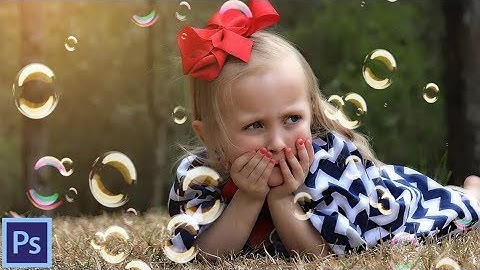 Photoshop📷 Tutorial - How to Add Bubbles Effect in Photoshop