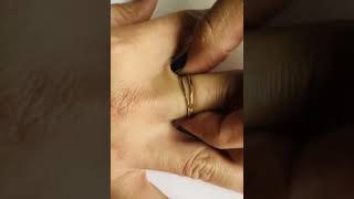 Wave Ring in Rose Gold Fill – Smooth, Hammered or Sterling Silver!
