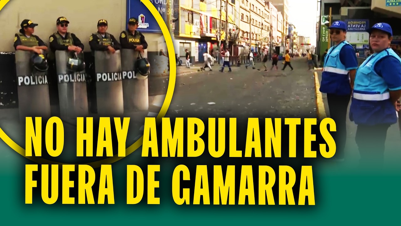 Ambulantes son removidos de avenida Aviación tras operativo en Gamarra: 