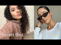 FROM CURLY TO SLEEK IN 5 MINUTES | HOW I GET MY SLICK BACK BUN