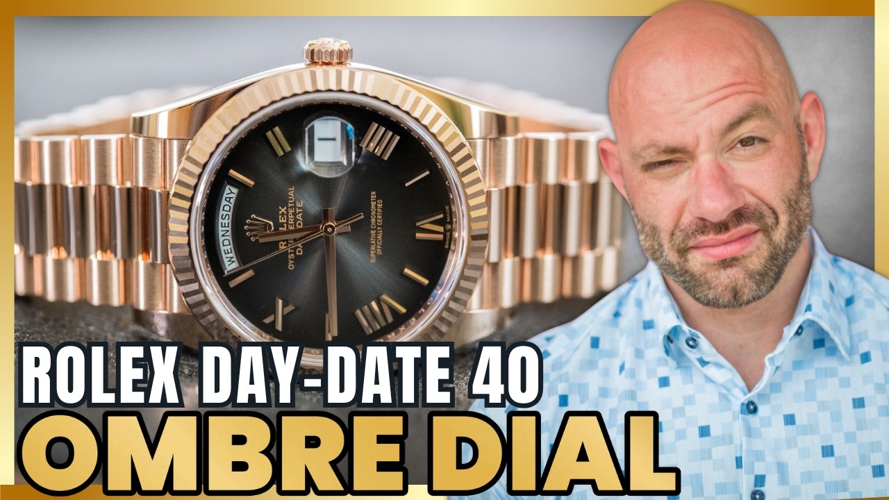 Rolex Day-Date 40 228235 Ombré Dial Review - YouTube