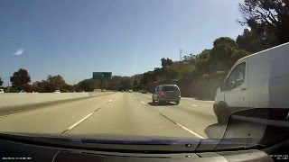 Details 20160325 1:38pm Amazon SUV / Van tailgating people on I-280 South in San Francisco Bay Area Update