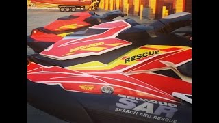 BRP Sea Doo SAR Rescue Water Craft Wet Rock Test Phase for Review
