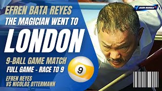 ⭐ Efren Reyes Full Game Race to 9 at London Sportsbar 9Ball Match billiards pool sport #efrenreyes