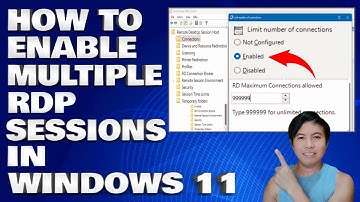 How To Enable Multiple RDP Sessions in Windows 10/11