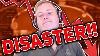*DISASTER* THE WORST SESSION OF POKER EVER!!! PokerStaples Stream Highlights