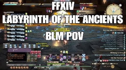 FINAL FANTASY XIV Labyrinth Of The Ancient BLM POV