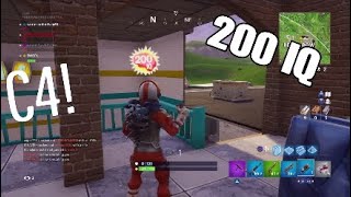 200 Iq C4 Play - Fortnite Battle Royale