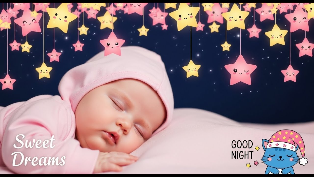 Baby Sleep Music 🎶 Relax Instantly ♥ Mozart Brahms Lullaby 🌙 Deep Sleep | Stop Crying Fast