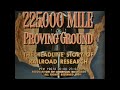 "225,000 MILE PROVING GROUND"  RAILROAD RESEARCH & DEVELOPMENT  1953 AMERICAN RAILROAD PROMO 19674