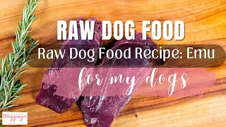 Emu Raw Dog Food Meal for Three Large Dogs in Minutes #RawFeeding #KeepTheTailWagging by Kimberly Gauthier, CPCN 255 views 1 month ago 1 minute, 17 seconds
