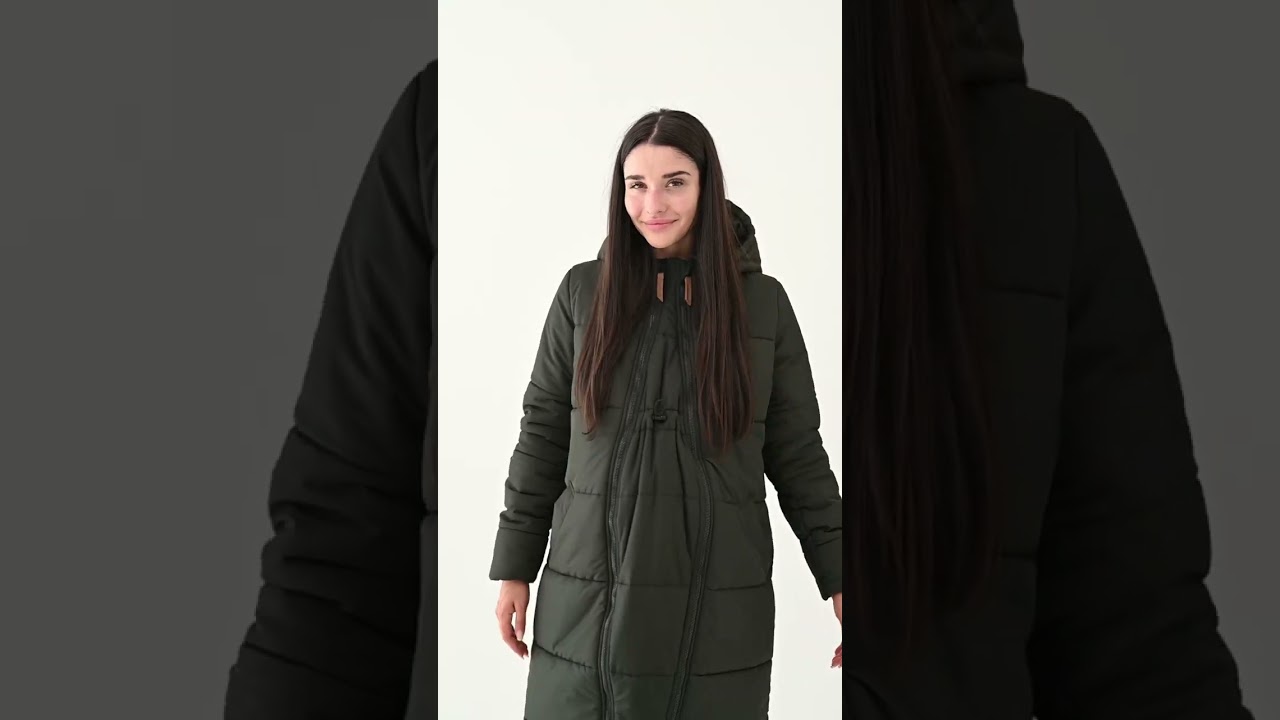 Зимова куртка для вагітних / слінгокуртка Love & Carry. Winter maternity and babywearing coat