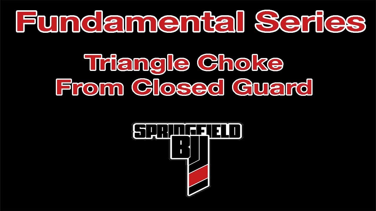 Closed Guard Triangle Choke - BJJ Fundamentals - YouTube