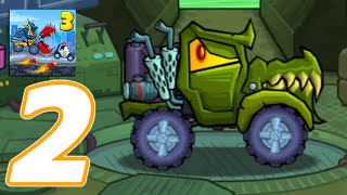 Car Eats Car 3 - ヒルクライムチェイスレース - ゲームプレイウォークスルー パート 2 - THE KING OF THE ROAD (Android) screenshot 3