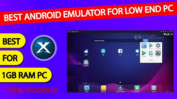 #Best XePlayer for low-end pc 1Gb ram without graphics card | EMULATORZ X