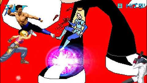 MUGEN Request: Akatsuki & Princess Rosalina Vs Blue Mary & Johnny Cage MK2