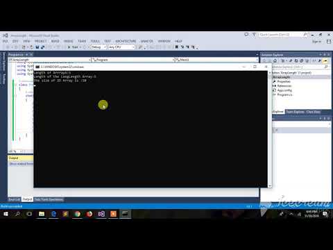 C# Program to get the Length of the Array