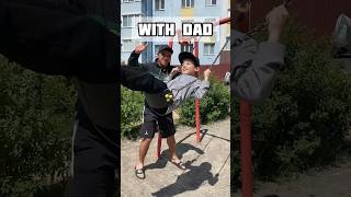 With Dad vs With Mom #shorts Who is more fun ? #funny
