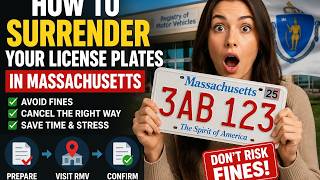 How to surrender your license plates in Massachusetts