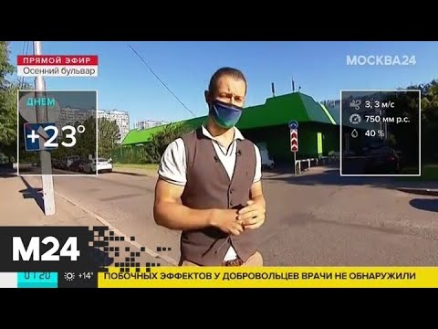 "Утро": ветер со скоростью 3,3 метра в секунду ожидается в столице 10 июля - Москва 24