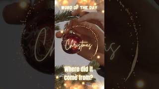 Do you know the real meaning of #Christmas #wordoftheday