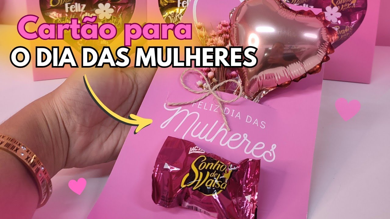 VAI SER SUCESSO NESSE DIA DAS MULHERES 2026 CARTÃO + CESTA 🌸