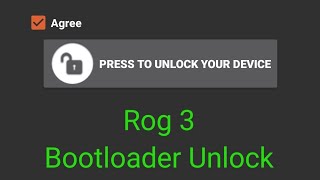 ROG 3 Bootloader Unlock Tutorial | Without pc | Step By Step