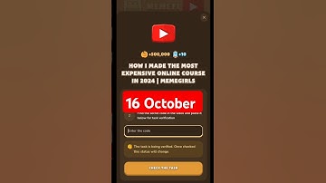 HOW I MADE THE MOST EXPENSIVE ONLINE COURSEIN 2024 |MEMEGIRLS #memefi #code