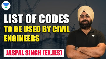 List of codes to be used by Civil Engineers  |JASPAL SINGH (EX-IES) #gate2024 #gatecivil