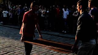 Performance "There is no smoke without light" by Česlovas Lukenskas