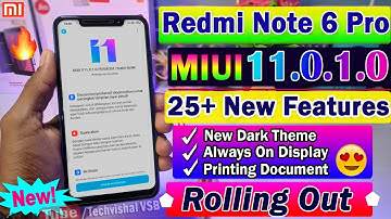 Redmi Note 6 Pro New MIUI 11.0.1.0 Stable Update Rolling Out | 25+ Hidden Features | MIUI 11Features