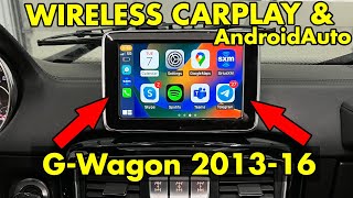 Wireless CarPlay and AndroidAuto in Mercedes G-Wagon 2013-2016 (G-Class)