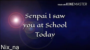 Notice Me Senpai Lyrics