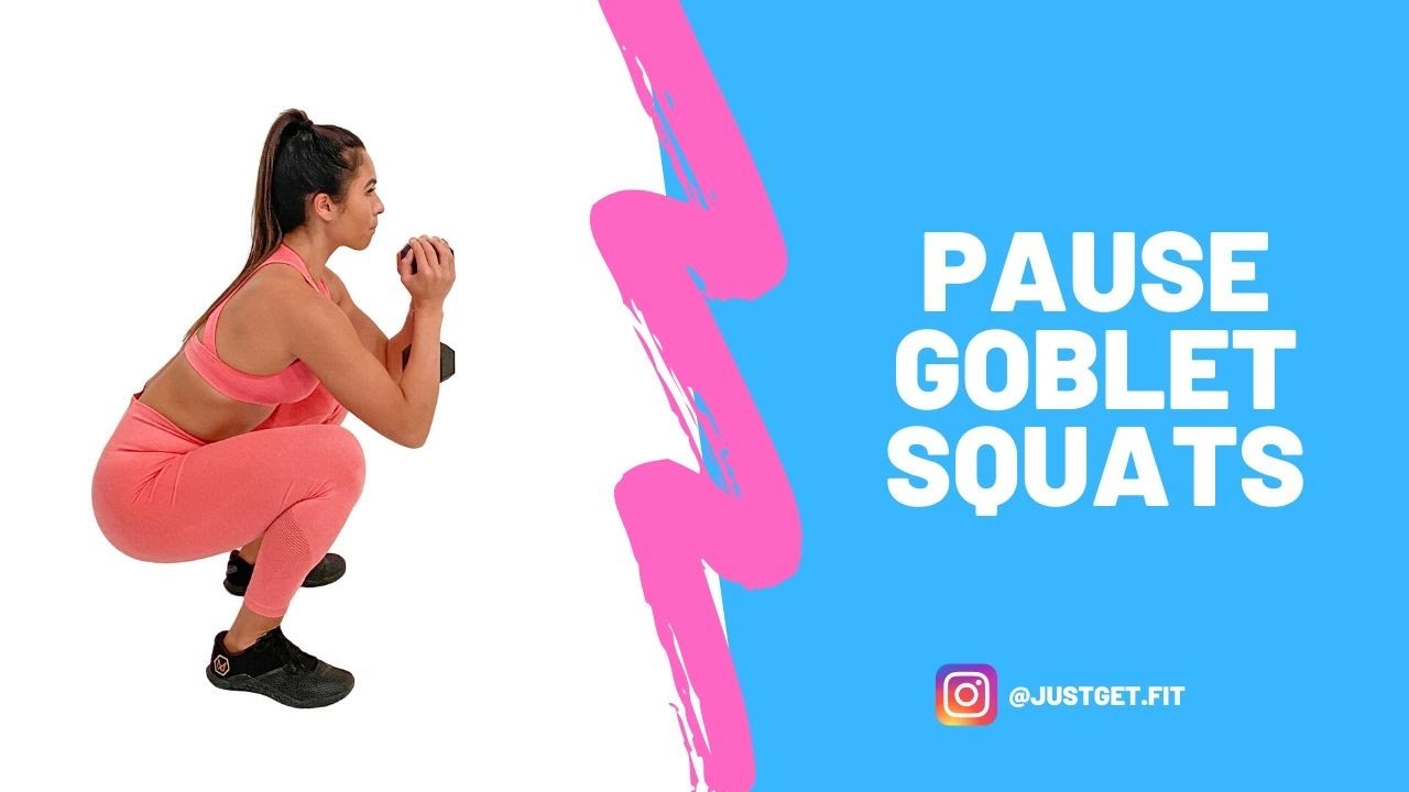 How To Do Goblet Squat with Pause - YouTube