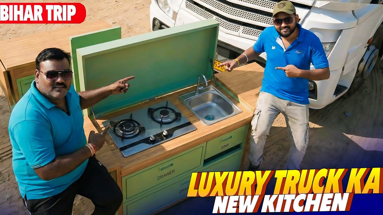 India's Most Luxury Truck Ka Kitchen Ka Design Aa Gaya 😍 || Ab Banega ...