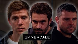 John Keeps Robert And Aaron Hostage | Emmerdale