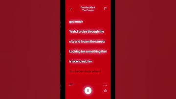 Thumbnail of Goo goo muck lyrics￼