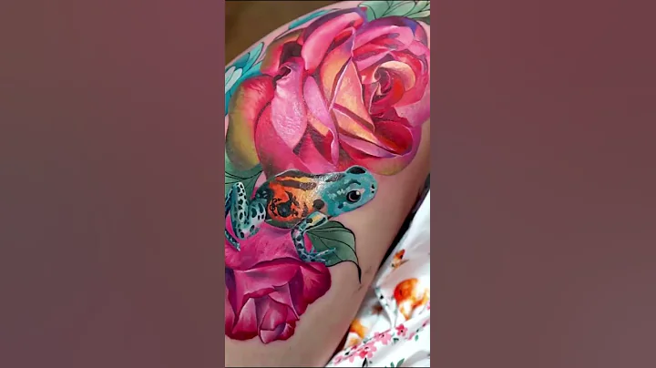 The Best Rose Tattoo By @Antonina Rostra