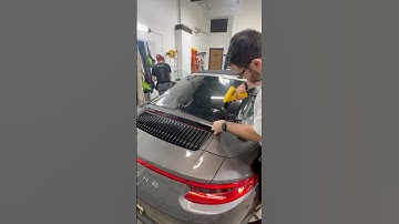 Precision tinting on a Porsche Targa with Llumar Formula One Pinnacle. Flawless results! #twt
