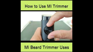 How to Use Mi Beard Trimmer | Adjust Blade and Comb #shorts #technicaltrakshorts