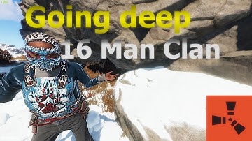 RUST | GOING DEEP ON 16 MAN ZERG FOR INSANE WIPE