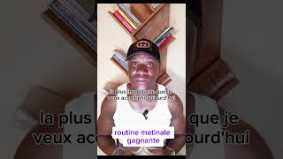 routine matinale gagnante #routine #discipline #transformation