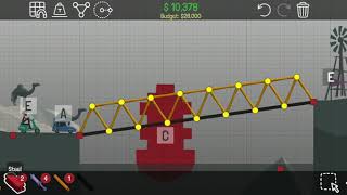 Poly Bridge 2-5: Slanted Drawbridge|Tutorial|Duonic