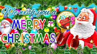 Merry Christmas 2024  We Wish You A Merry Christmas  Christmas 