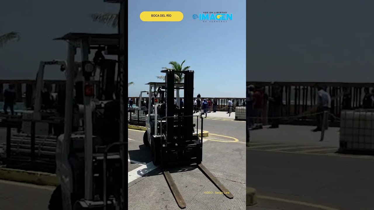 Colocan escenario para las Fiestas de Santa Ana 2026 en Boca del Río