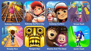 Subway Princess,Subway Surfers City,Subway Surfers,Kooply Run,Temple Run,Masha And Bear,Sonic Dash screenshot 3