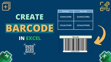 How to Create Barcode in Excel
